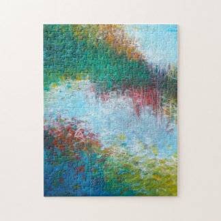 Abstracte Triptych Deel 1 Legpuzzel