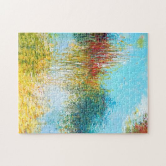 Abstracte Triptych Deel 2 Legpuzzel (Horizontaal)