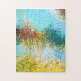 Abstracte Triptych Deel 2 Legpuzzel
