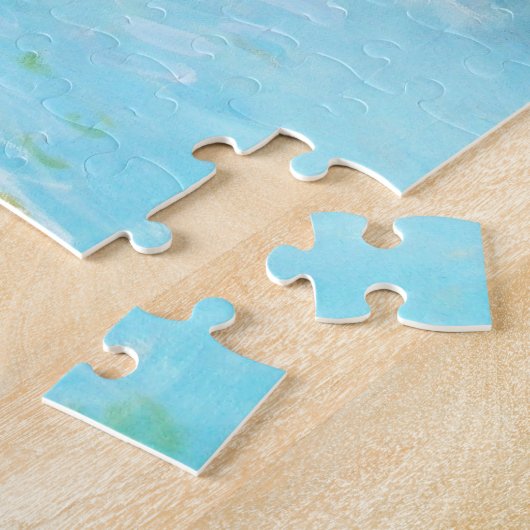 Abstracte Triptych Deel 3 Legpuzzel (Zijkant)