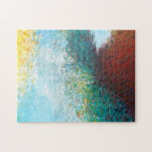 Abstracte Triptych Deel 3 Legpuzzel (Horizontaal)