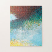 Abstracte Triptych Deel 3 Legpuzzel (Verticaal)