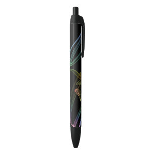 Abstracte Trompet Fractal Zwarte Inkt Pen