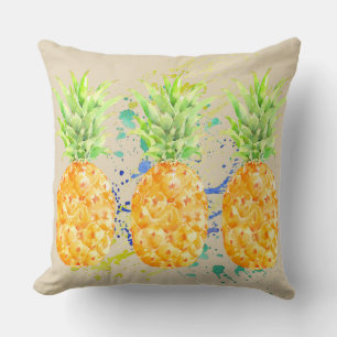 Abstracte tropische ananas kussen