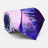 *~* Abstracte Tropische AP25 Exotische Beach Palm Stropdas (Opgerold)