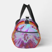 Abstracte Tropische Aqua en Paarse Hibiscus Flower Plunjezak (Rechts)