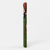 Abstracte tropische bladeren en bloemen Case-Mate iPhone case (Achterkant/rechts)