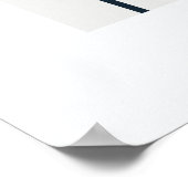 Abstracte tropische bladeren poster (Hoek)