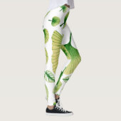 Abstracte tropische kunst leggings (Rechts)
