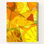 ABSTRACTE TROPISCHE LEAVES NOTITIEBOEK (Achterkant)