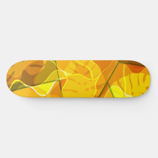 ABSTRACTE TROPISCHE LEAVES PERSOONLIJK SKATEBOARD (Horizontaal)