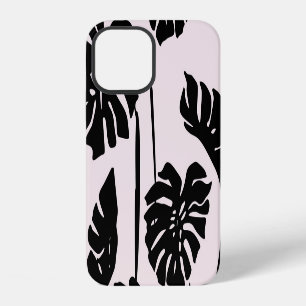 Abstracte Tropische Monstera Palm Kunst iPhone 12 Hoesje