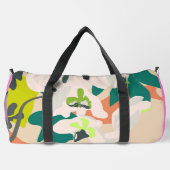 Abstracte Tropische Orchideeën Modern Home Decor Plunjezak (Achterkant)