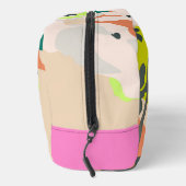 Abstracte Tropische Orchideeën Modern Home Decor Toilettasje (Rechts)