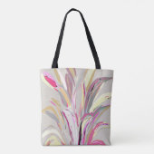 Abstracte tropische Plant Vector Art Style Tote Bag (Achterkant)
