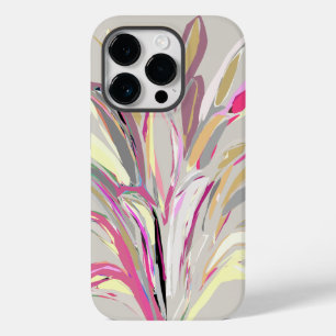Abstracte Tropische Plant Vector Kunststijl Case-Mate iPhone 14 Pro Hoesje