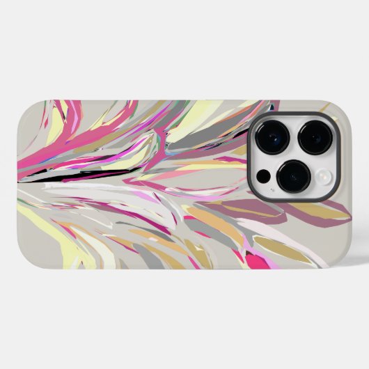 Abstracte Tropische Plant Vector Kunststijl Case-Mate iPhone Case (Achterkant (horizontaal))