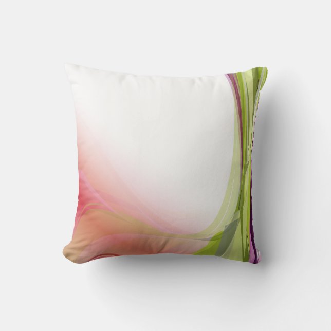Abstracte Tuin Amerikaanse MoJo Pillow Kussen (Voorkant)