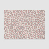 Abstracte Tuin Confetti | Patroon Blush Perzik Tissuepapier (Voorkant)