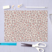 Abstracte Tuin Confetti | Patroon Blush Perzik Tissuepapier (Craft)