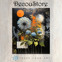 Abstracte Tuin Decoupage