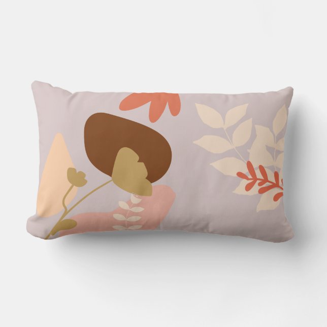 abstracte tuin kussen (Voorkant)