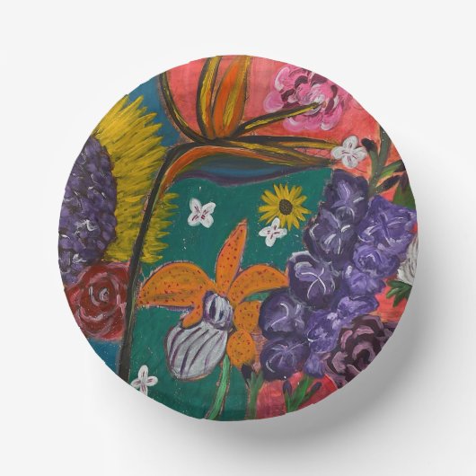 Abstracte tuin papieren kommen (Voorkant)