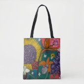 Abstracte tuin tote bag (Voorkant)
