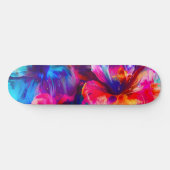 Abstracte tuinbloei persoonlijk skateboard (Horizontaal)