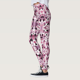 Abstracte Tuinbloesems — Moderne Kunst Elegantie Leggings