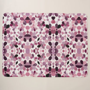 Abstracte Tuinbloesems — Moderne Kunst Elegantie Sherpa Deken