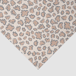 Abstracte Tuinconfetti | Gestructureerd Terracotta Tissuepapier
