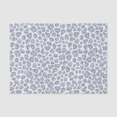 Abstracte Tuinconfetti | Patroon Bleek Periwinkle Tissuepapier (Voorkant)