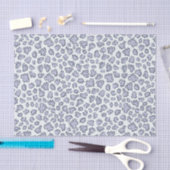 Abstracte Tuinconfetti | Patroon Bleek Periwinkle Tissuepapier (Craft)