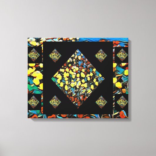Abstracte Tulip Canvas Afdrukken met dromen (20 x  (Voorkant)