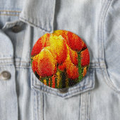 Abstracte Tulp-verfart Button (In situ)
