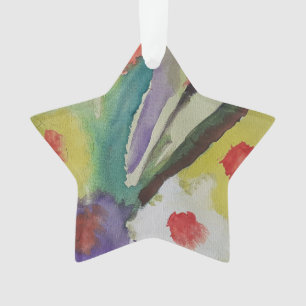 Abstracte Tulpen en lentbloemen Ornament