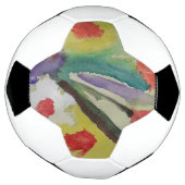 Abstracte Tulpen en lentbloemen Voetbal (Gedraaid)