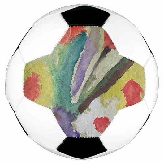 Abstracte Tulpen en lentbloemen Voetbal (Voorkant)