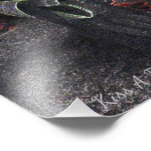 Abstracte Tulpen Foto Afdruk (Hoek)