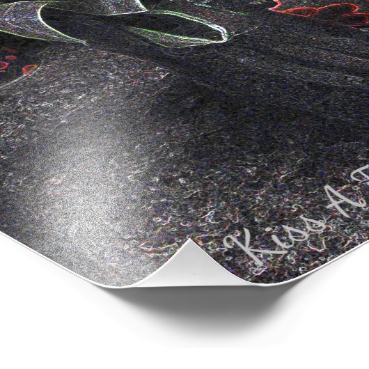 Abstracte Tulpen Foto Afdruk (Hoek)