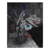Abstracte Tulpen Foto Afdruk (Voorkant)