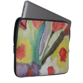 Abstracte Tulpen & Lente Bloemen Laptop Sleeve (Voorkant Rechts)