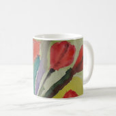 Abstracte tulpen & lente bloemen mok (Voorkant rechts)
