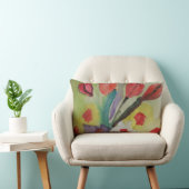 Abstracte Tulpen met schroefdraad Kussen (Stoel)