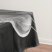 Abstracte Tulpen met witte marmer Tafelkleed (Voorbeeld)