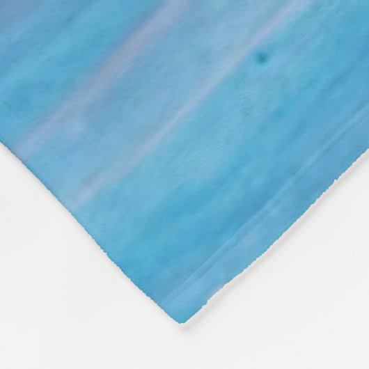 *~* Abstracte turquoise Peach Fleece Deken (Hoek)