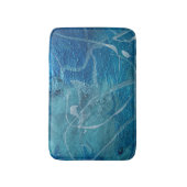 abstracte turquoise textuur badmat (Voorkant Verticaal)