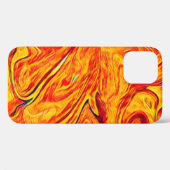 Abstracte twirl golft textuurachtergrond. Brightco Case-Mate iPhone Case (Achterkant (horizontaal))