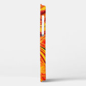 Abstracte twirl golft textuurachtergrond. Brightco Case-Mate iPhone Case (Achterkant / Links)